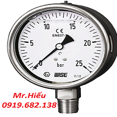Đồng hồ áp suất wise model P258