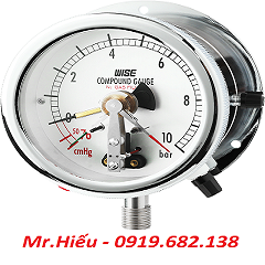 Đồng hồ áp suất Wise có tiếp điểm điện P542, P543
