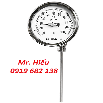 Đồng hồ nhiệt độ Wise model T191