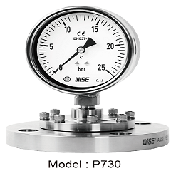 Đồng hồ áp suất Wise dạng màng P730