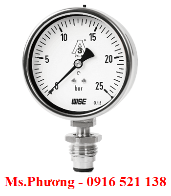 Đồng hồ áp suất Wise dạng màng P753S